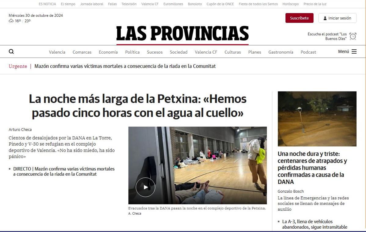 Conectados 24 horas a través de la web