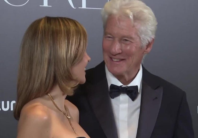 Richard Gere junto a su mujer Alejandra Gere en los premios ELLE.