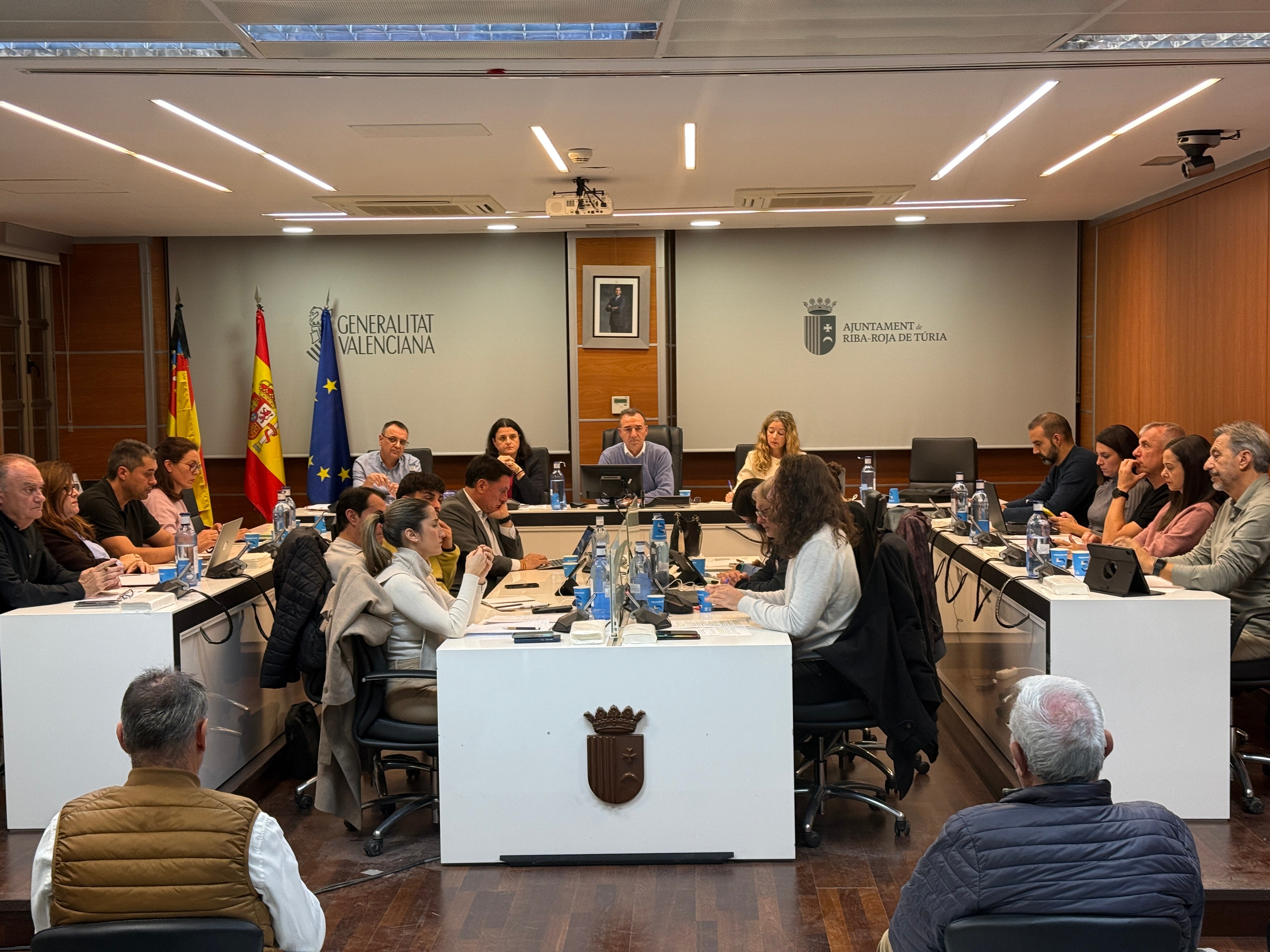 Un instante del pleno celebrado en la tarde de este lunes.