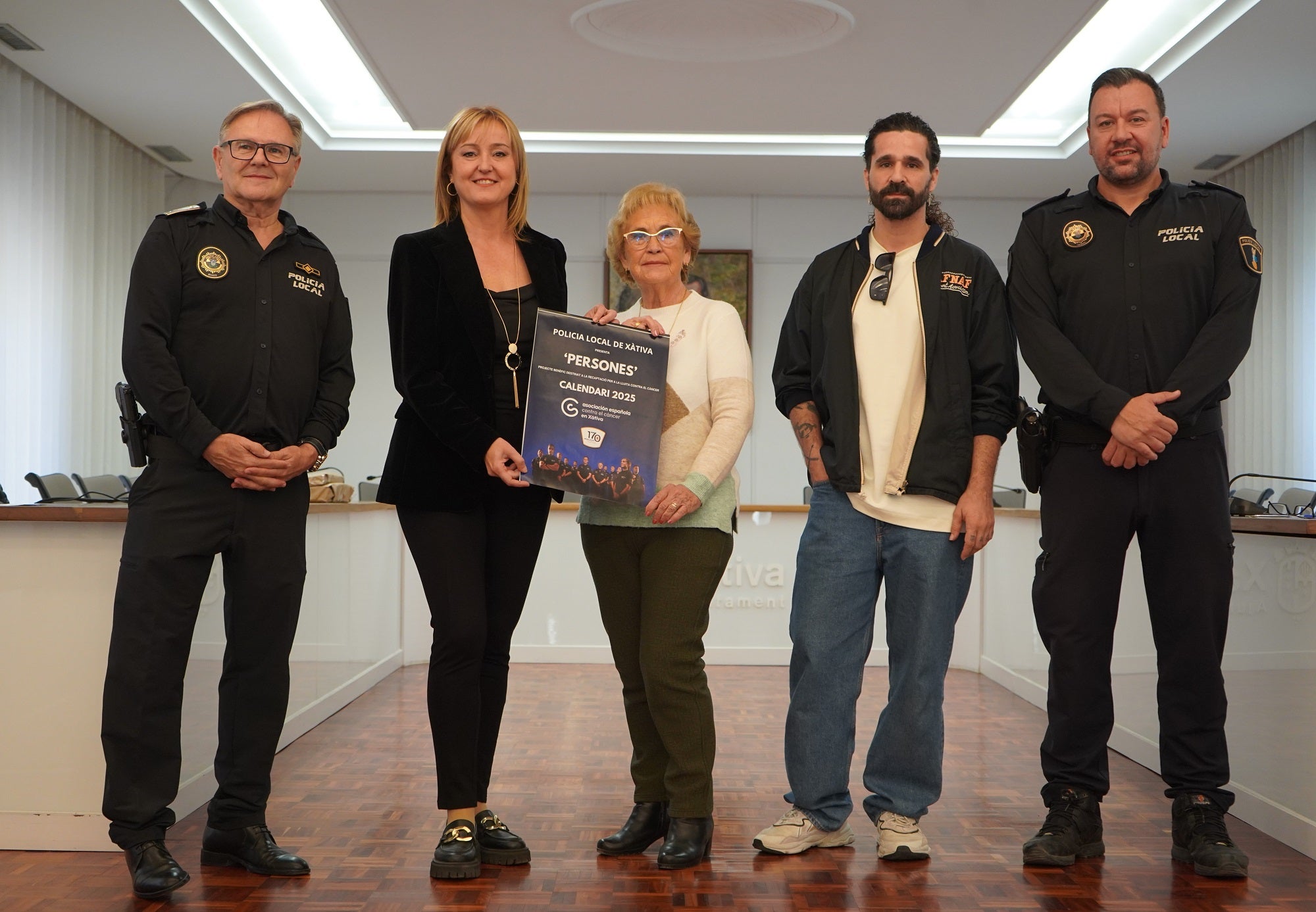 Presentación del calendario solidario.