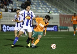 Martín Tejón, con el Valencia.