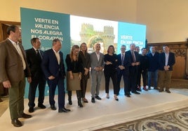 La alcaldesa de Valencia, María José Catalá, en la presentación de la campaña para dinamizar el turismo.