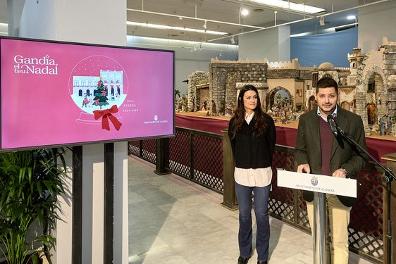 Presentación de la campaña de Navidad en Gandia.