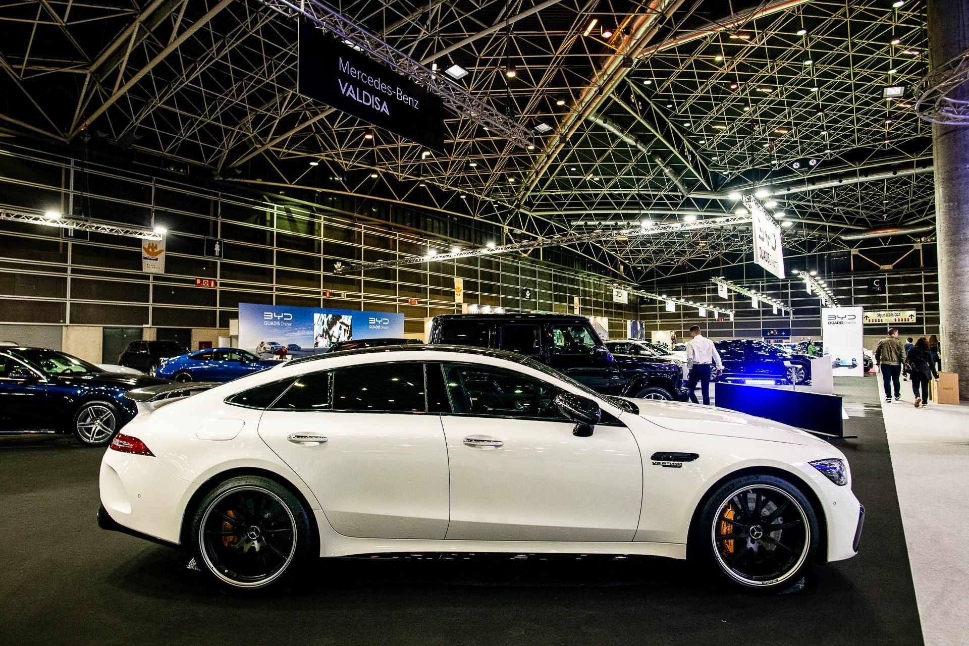 Miles de personas acuden a la feria del automóvil, celebrada en Feria Valencia