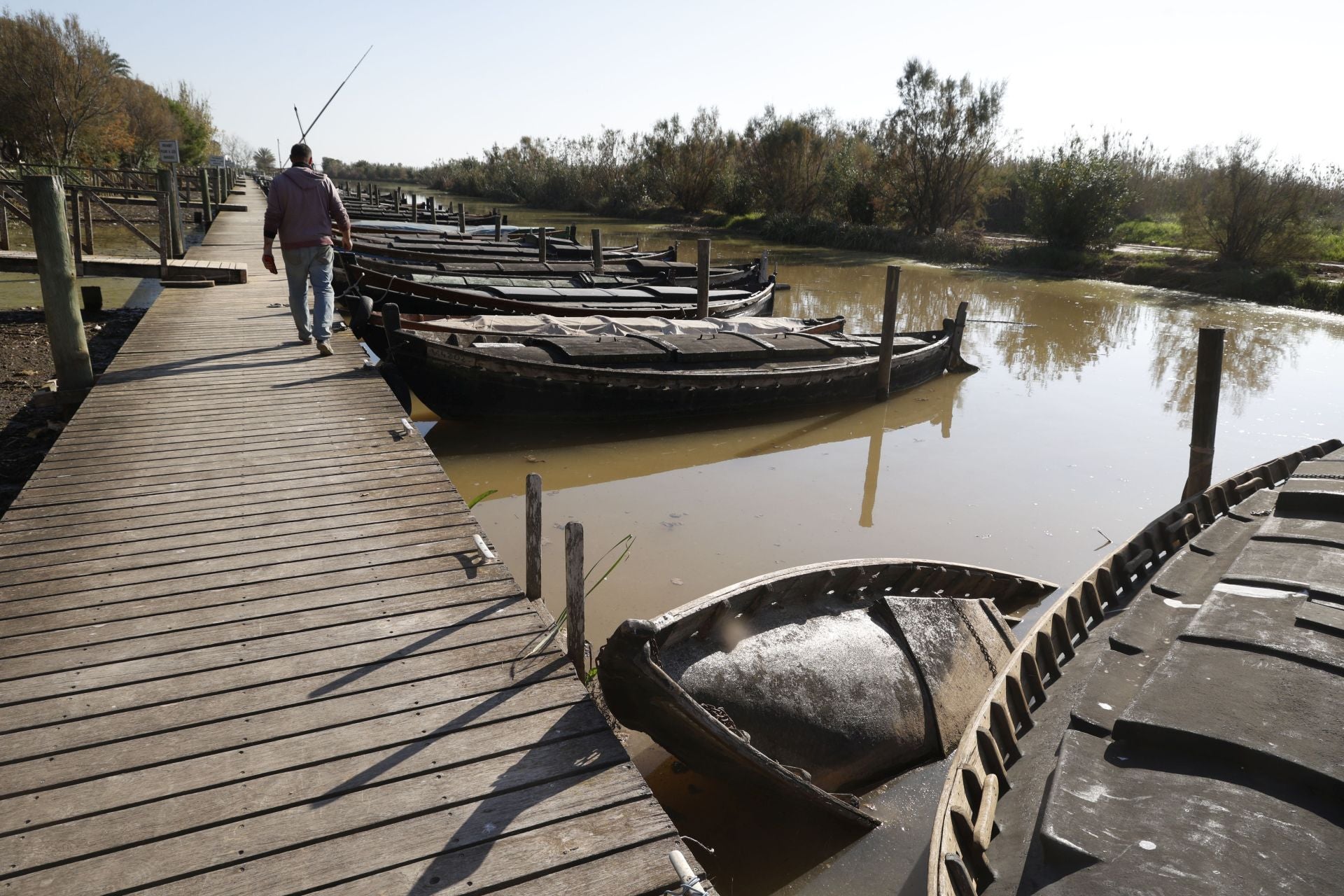 Así sigue la Albufera más de un mes después de la DANA