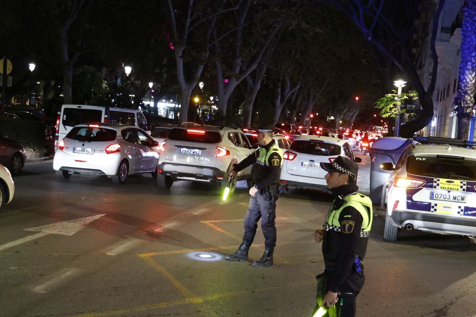 Colapso en el centro de Valencia en pleno fin de semana