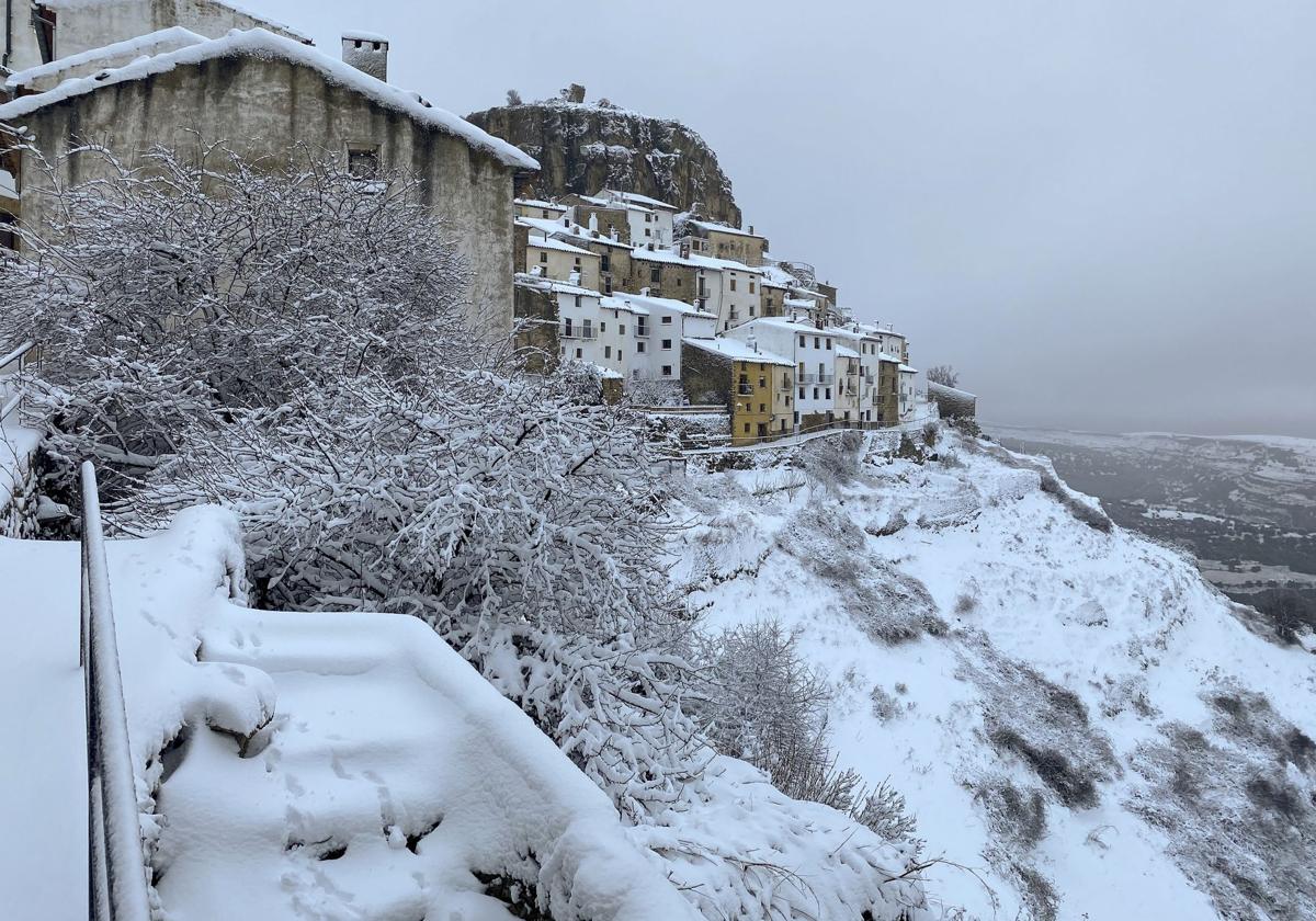 Nevada en Ares del Maestre.