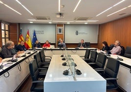 Reunión de los representantes de todas las partes implicadas en la gestión del parque.