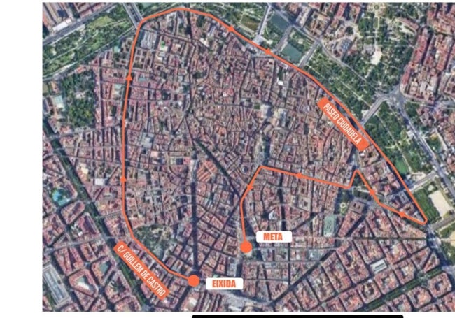 Recorrido de la San Silvestre que se celebrará el próximo 30 de diciembre.