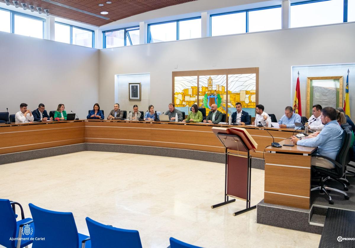 Pleno del Ayuntamiento de Carlet.