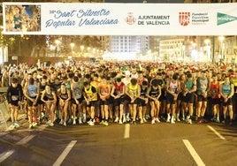 Salida de la San Silvestre Popular Valenciana 2023.