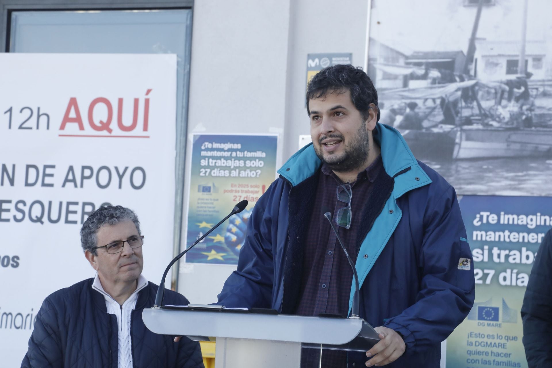 Imagen secundaria 2 - Hosteleros, pescaderos y sociedad muestran su apoyo a la pesca en Dénia, Calp y Xàbia