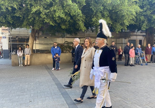 La alcaldesa de Valencia, María José Catalá, en un acto de la Semana Santa Marinera de 2023.