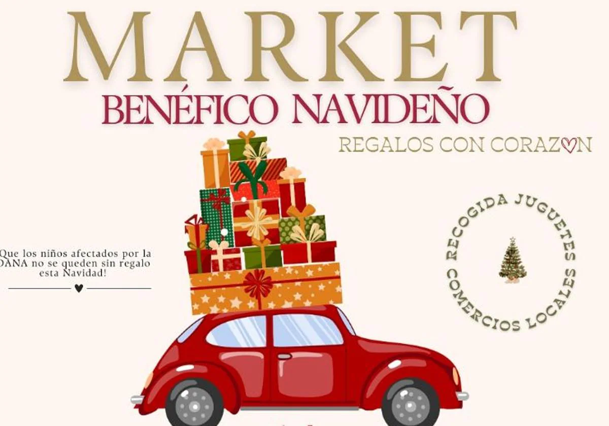 Regalos con corazón: Un Market benéfico navideño para ayudar a los niños afectados por la DANA