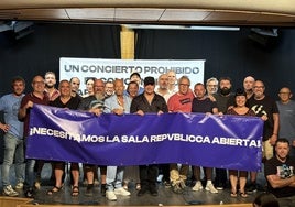 Apoyo de la industria musical a la Sala Repvblicca.