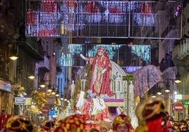 La cabalgata de los Reyes Magos del año pasado en Valencia.