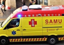 Imagen de archivo de una ambulancia del SAMU.