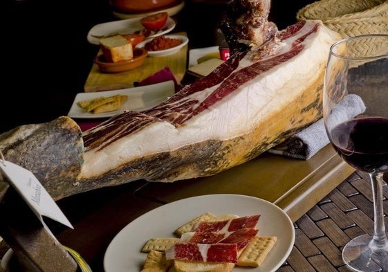 El jamón ibérico es uno de los manjares de nuestra gastronomía.