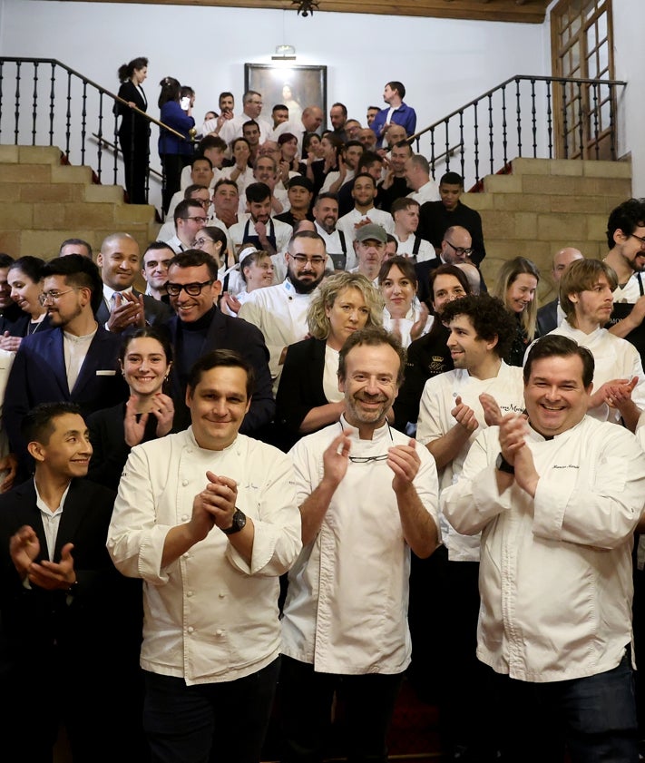 Imagen secundaria 2 - Cocineros responsables de las cenas que se sirvieron en Vizcaya, La Rioja y Asturias 