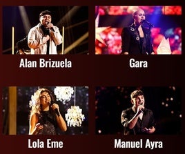 Los finalistas de La Voz.