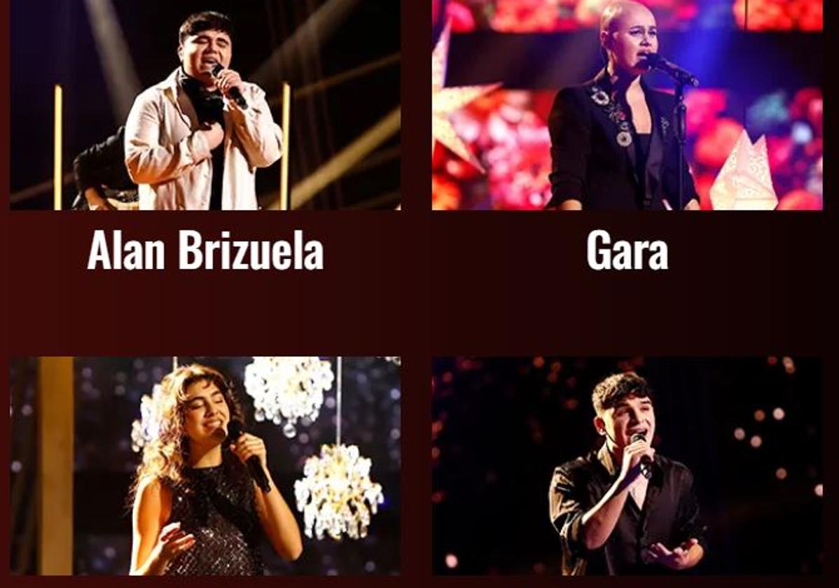 Los finalistas de La Voz.