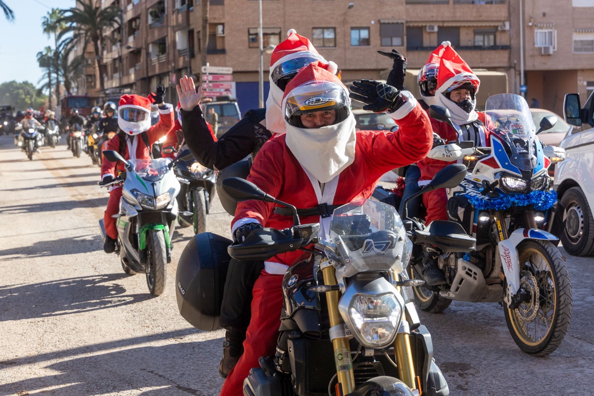 Fotos de la cabalgata motera en Valencia