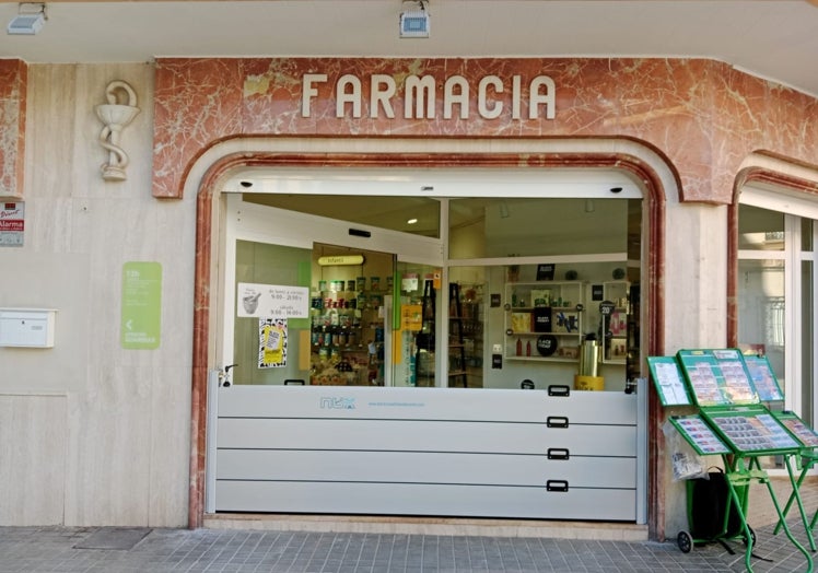 Una farmacia de Cheste.