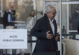 Pepe Cataluña, en la Ciudad de la Justicia de Valencia.