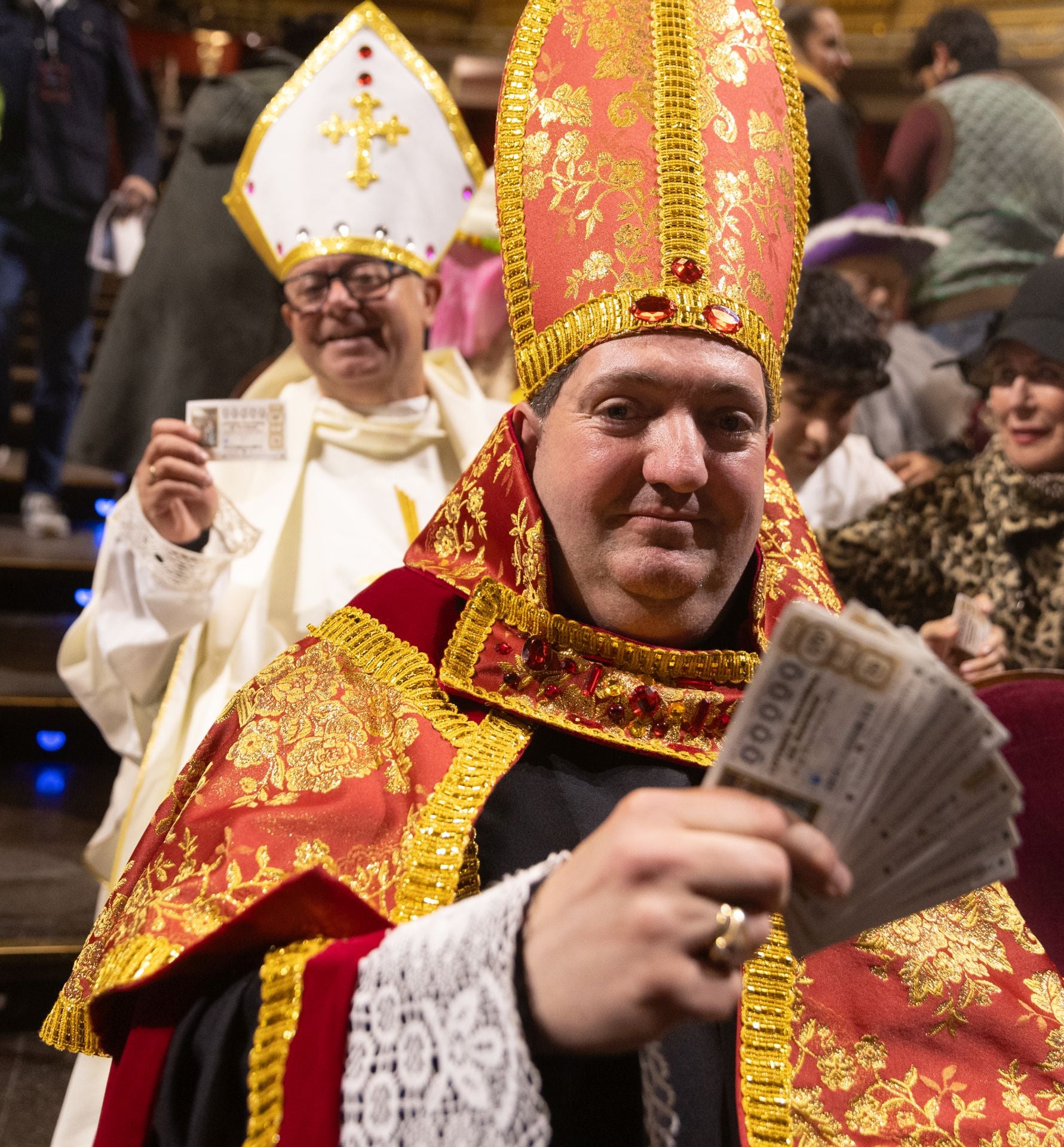 Las mejores imágenes del sorteo de la Lotería de Navidad en el Teatro Real