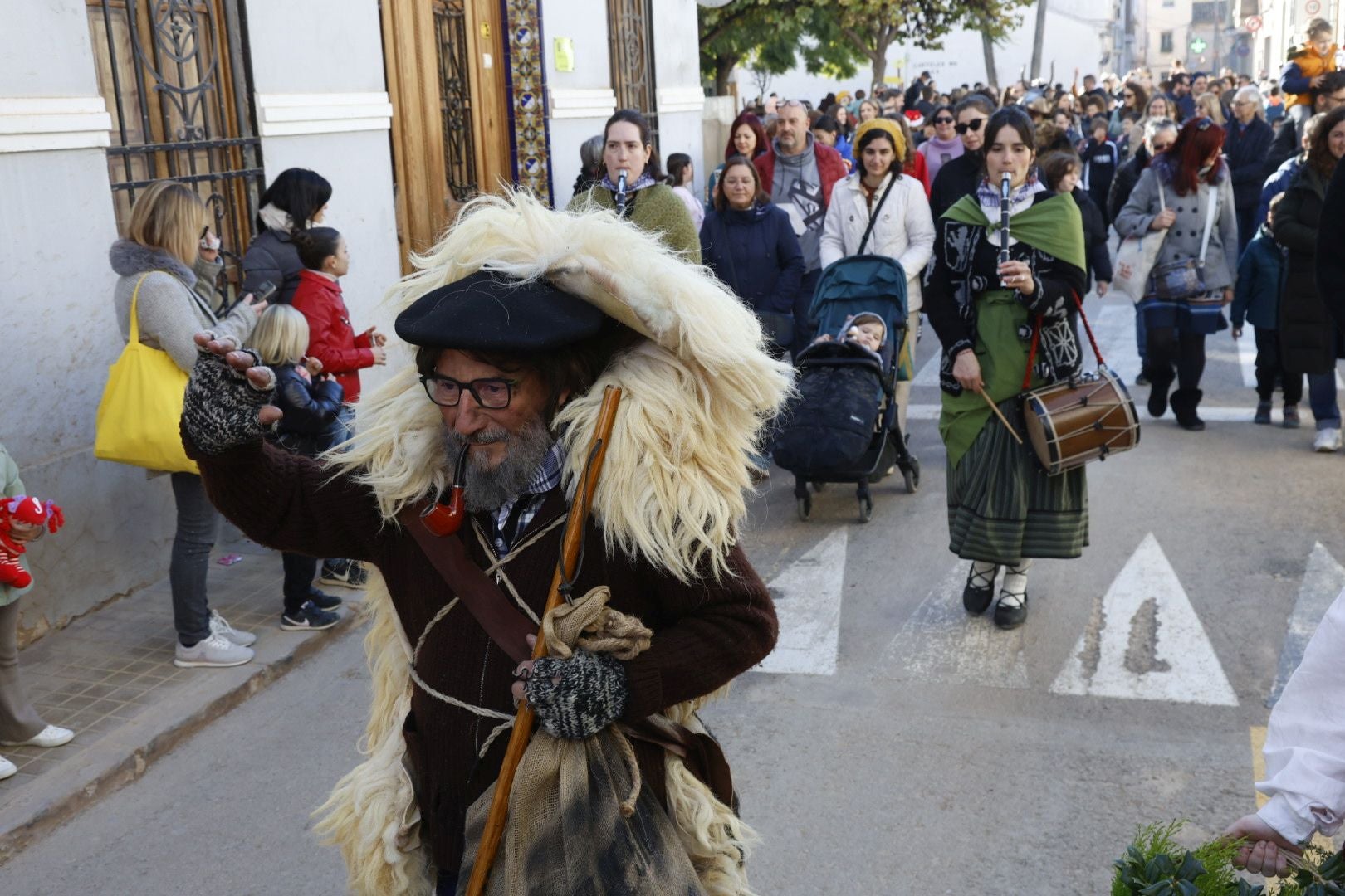 Fotos de la llegada del Olentzero a Massanassa