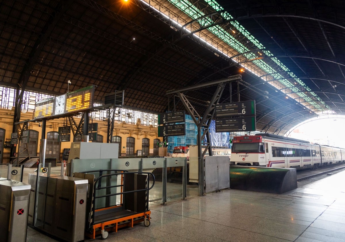 Hall de la estación del Norte.