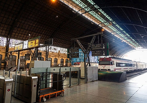 Hall de la estación del Norte.
