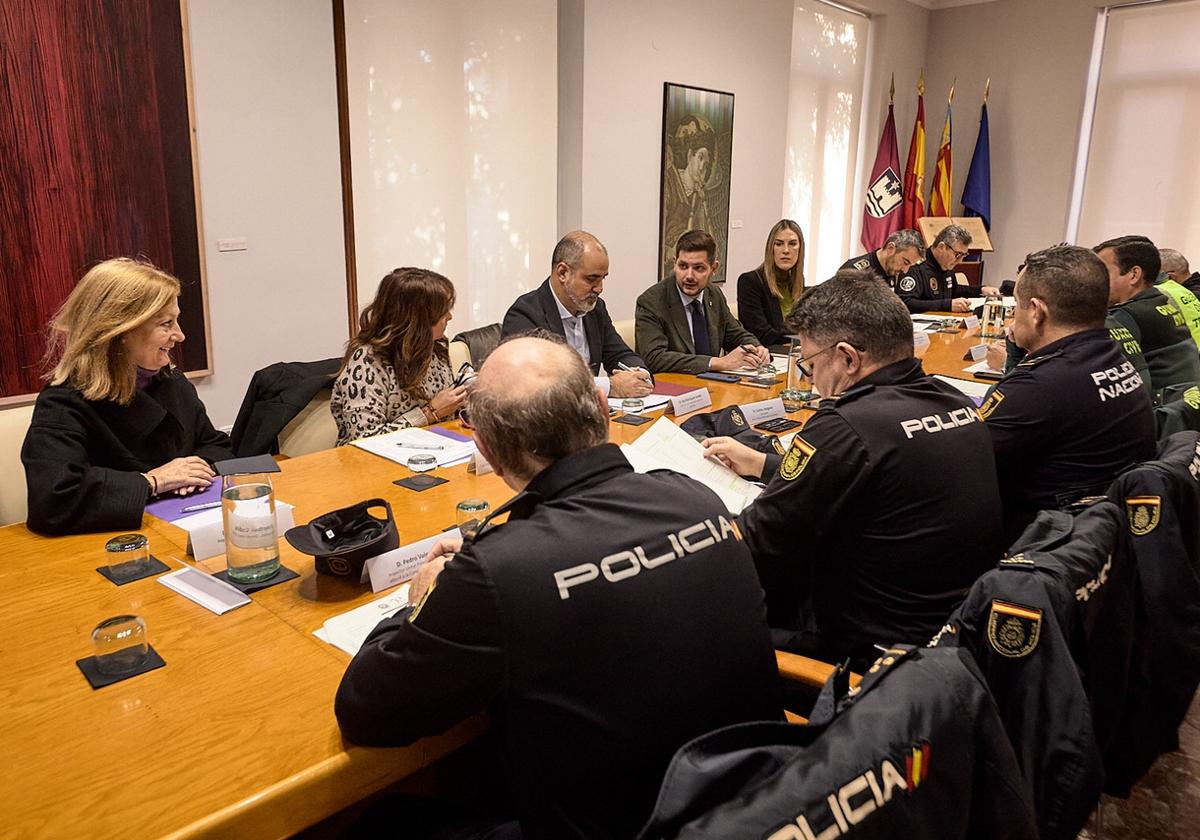 Junta de Seguridad en Gandia.