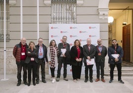 Participantes en el encuentro, celebrado en el campus Turia de la Europea de Valencia.