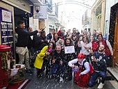 Varios ganadores de lotería. Imagen de archivo.