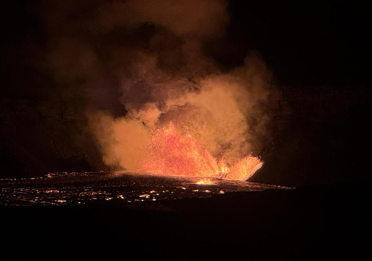 El volcán Kilauea entra en erupción en Hawái con fuentes de lava de 80 metros