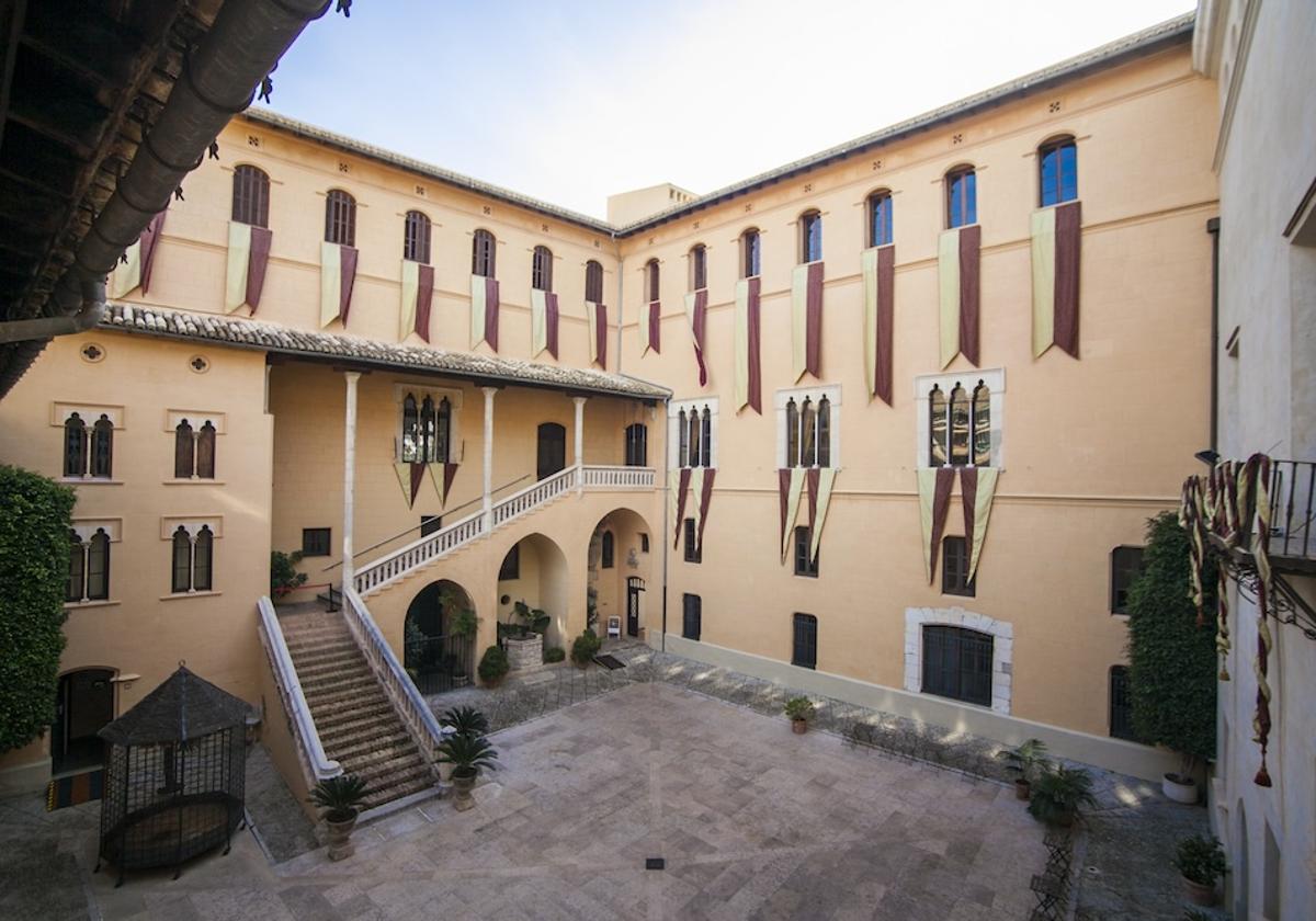 Patio del Palau Ducal de Gandia.