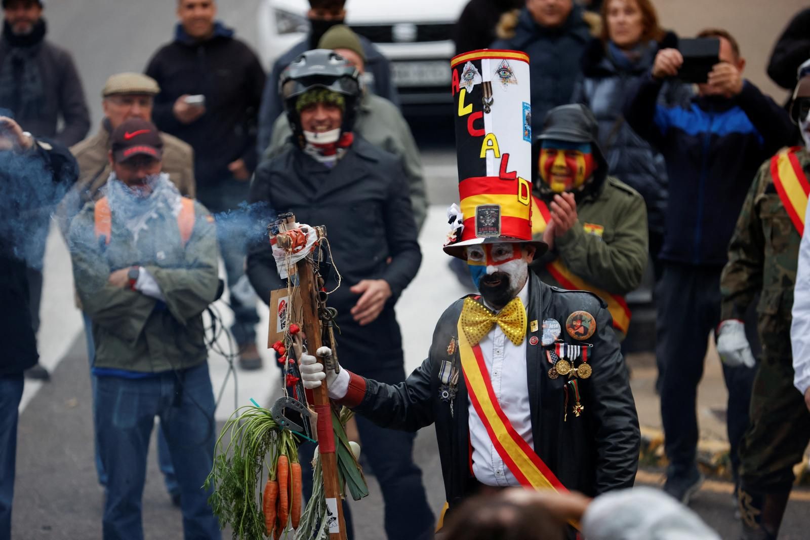 FOTOS | La batalla de els enfarinats vuelve a IBI