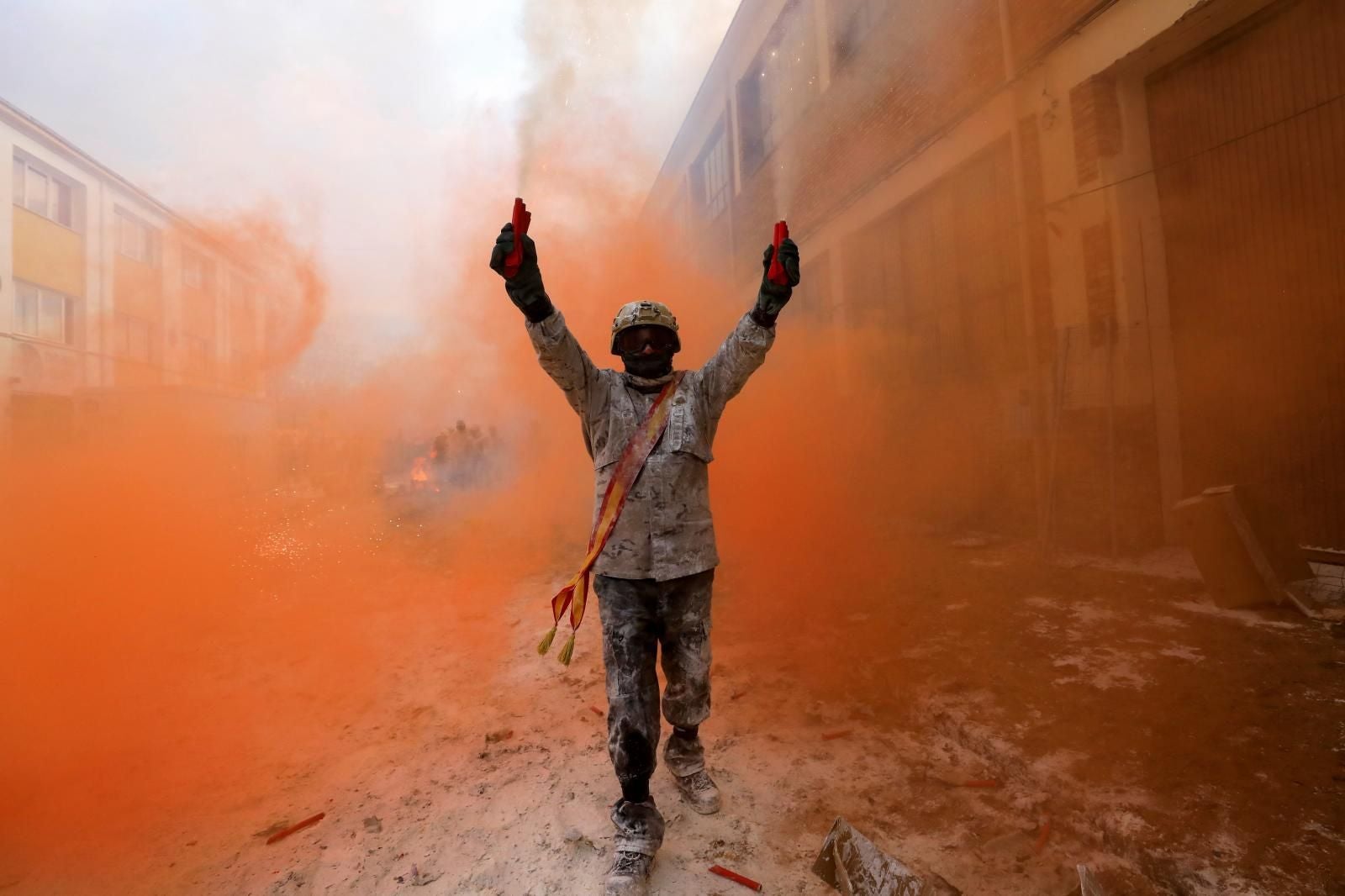 FOTOS | La batalla de els enfarinats vuelve a IBI