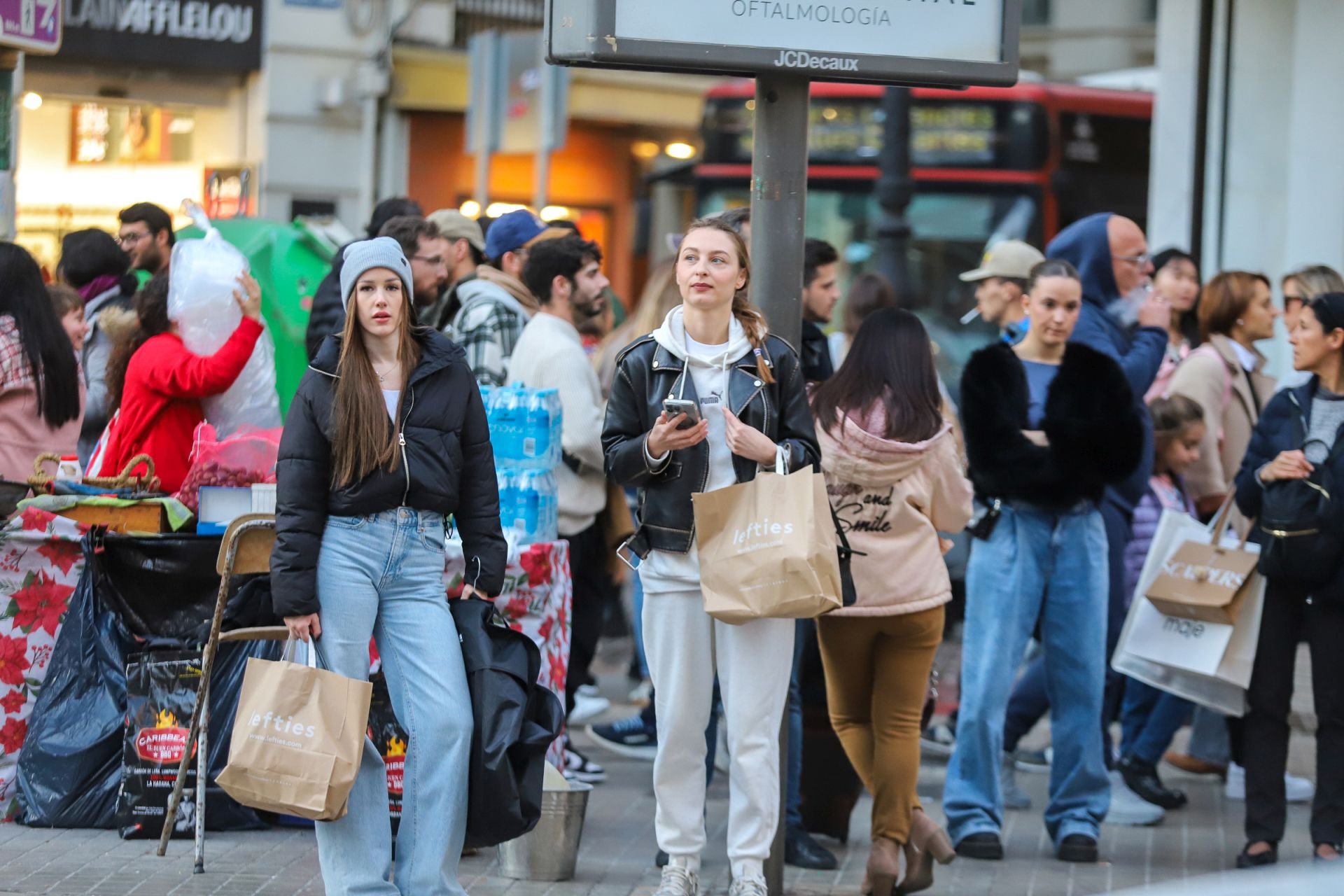 Compras navideñas y tardeo este sábado en Valencia