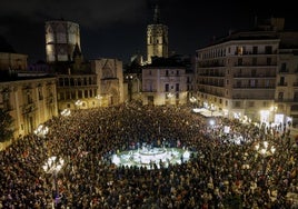 Manifestación este domingo en Valencia.