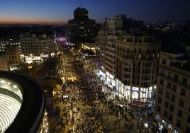 Así hemos contado la protesta en Valencia contra la gestión política de la dana