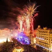 Cuatro castillos de fuegos artificiales iluminarán el cielo de Valencia en Nochevieja: horario y ubicación