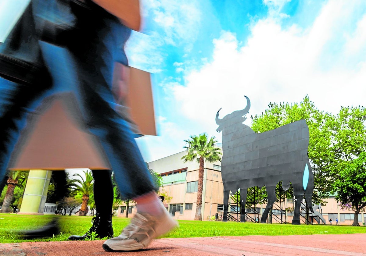 Imagen del interior del campus universitario de la Universitat Politècnia de Valencia.