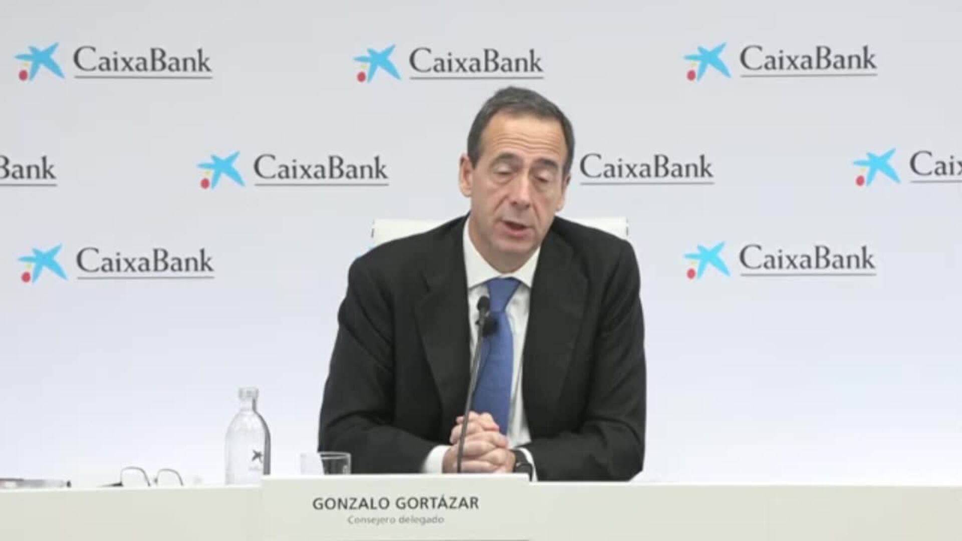 Gortázar (CaixaBank) sobre los resultados de 2024: "Aspiramos a mejorar" los de 2023