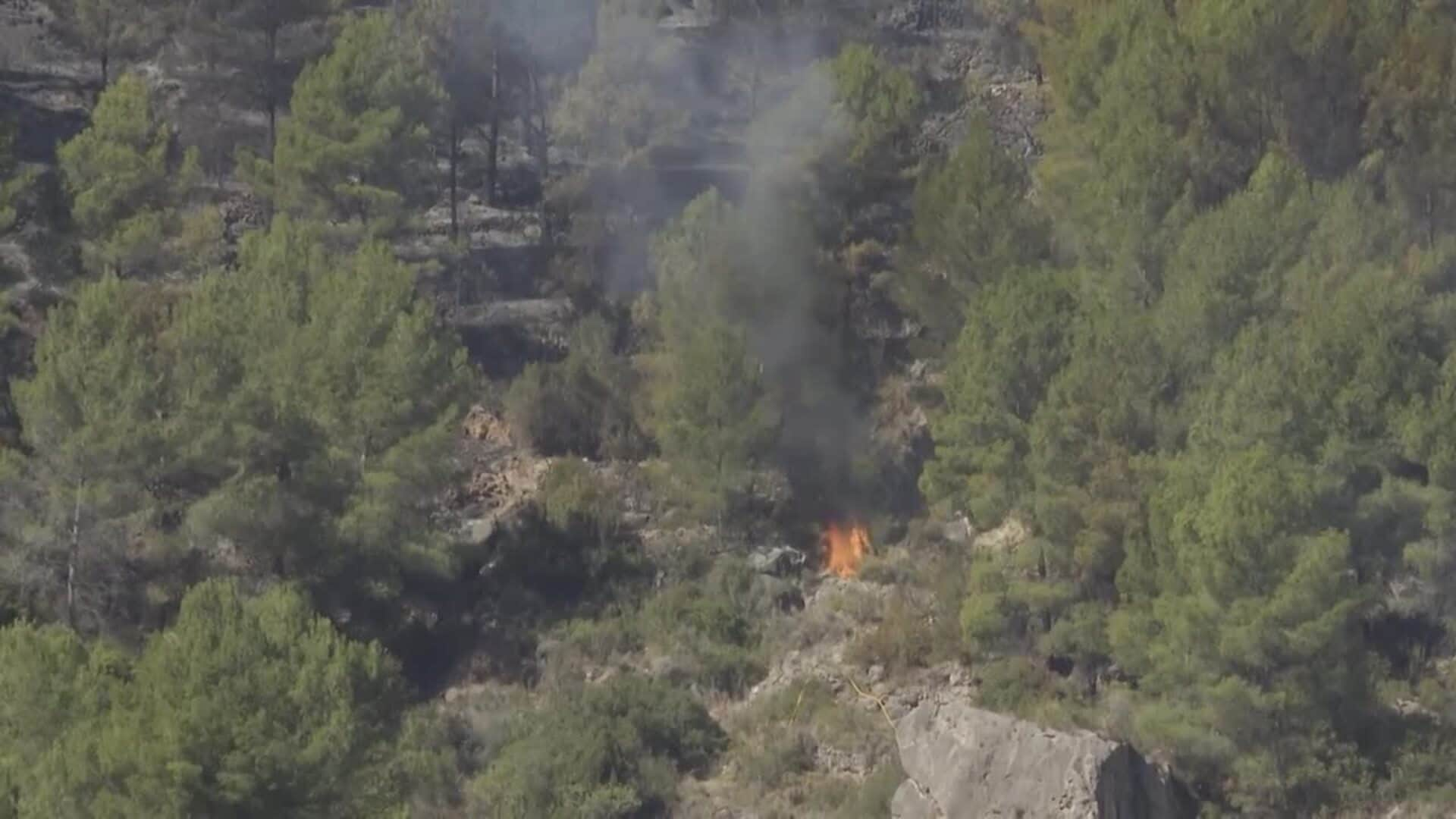 Avances En El Incendio De Toga (Castellón): Extinguido Un Foco Y ...