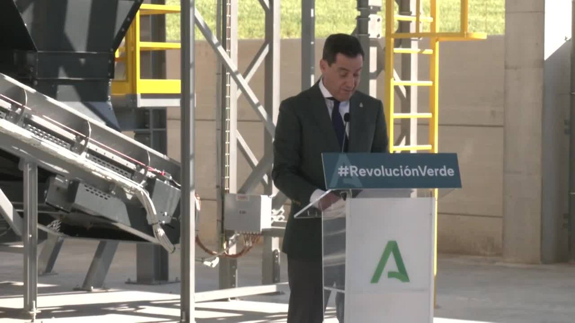 Moreno inaugura la planta de compostaje de Villamartín, "un hito" en economía circular