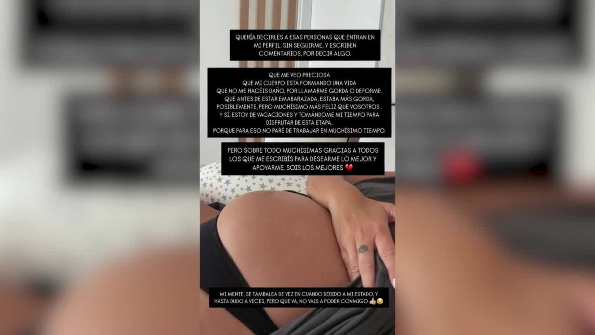 Anabel Pantoja explota ante los comentarios sobre su "cuerpo deforme" en el embarazo