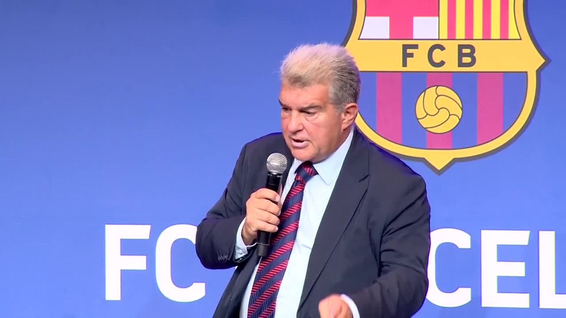 Joan Laporta: "No hemos llegado este verano al 1:1 porque no hemos querido"