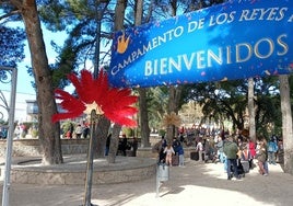 El campamento de los Reyes Magos en Castalla.